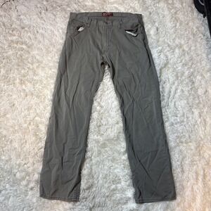 Arizona Jeans Men 36x32 Straight Khaki Denim Pants